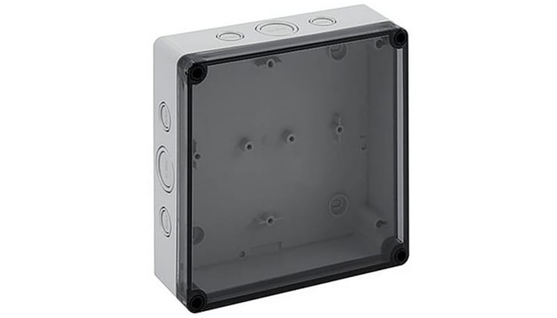 Altech Corp 130-013 Enclosure, Box-Lid, Polysty, 7.17x7.09x2.48 ...