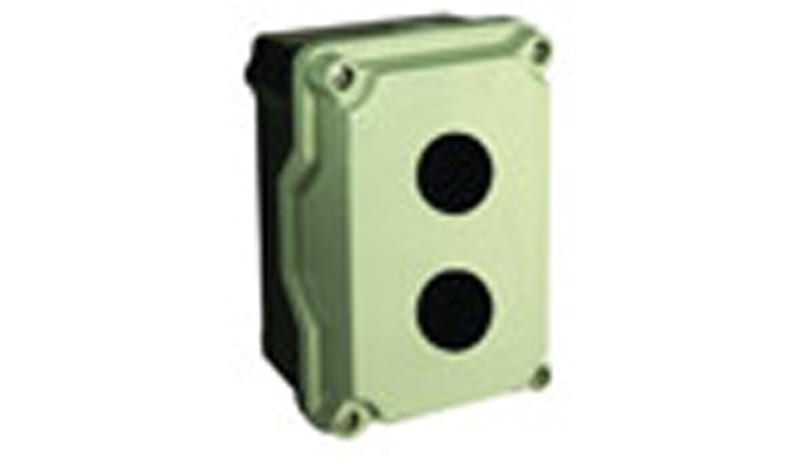 Altech Corp 1006C13 Enclosure,Pushbutton,2 Hole,30mm,Aluminum,NEMA4X,N ...