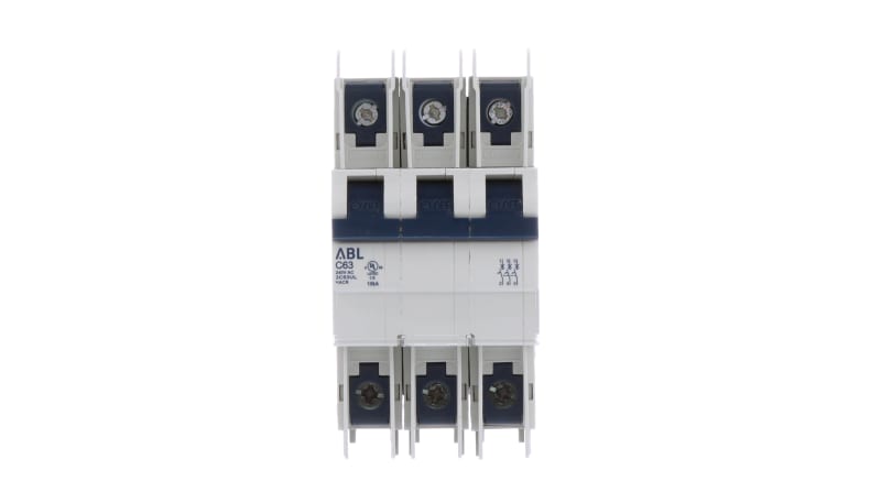 Altech Corp 3C63UL Circuit Breaker,Thermal, 63A, DIN, 3 Pole, 240VAC ...