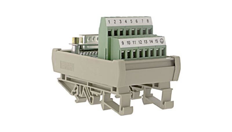 Altech Corp 5741.2 Interface Module D-Sub Screw-Cage 15 22-12 AWG 4A ...