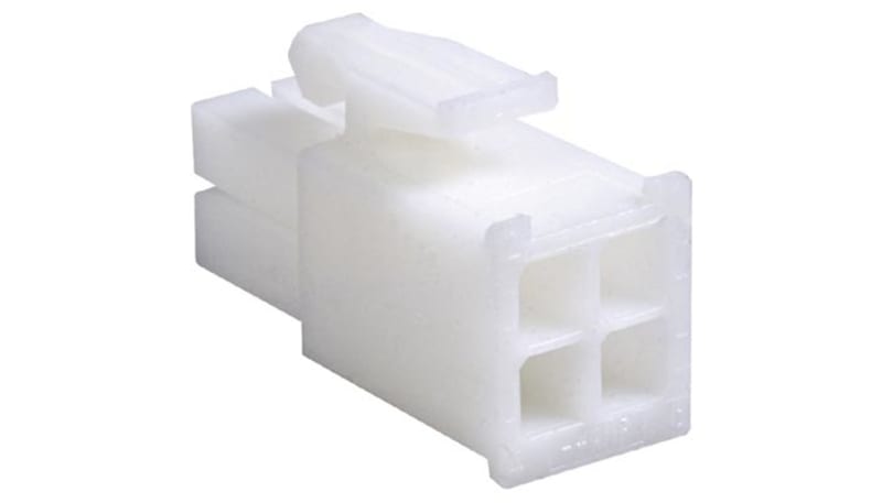 TE Connectivity 172167-1 Connector Soft Shell 4 600 VAC Plug Double-Row ...
