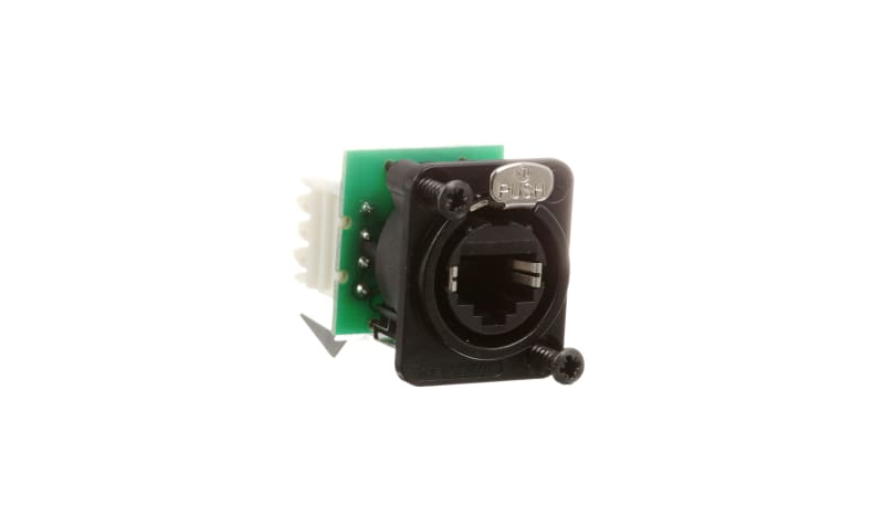 Neutrik NE8FDV-Y110-B Receptacle, 110 Punchdown, Metal Flange, Screw ...