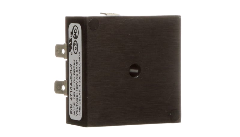 Artisan Controls 4710A-8-B-2 Timer, 5 A, 120 VAC, 1 to 300 Sec., Delay ...