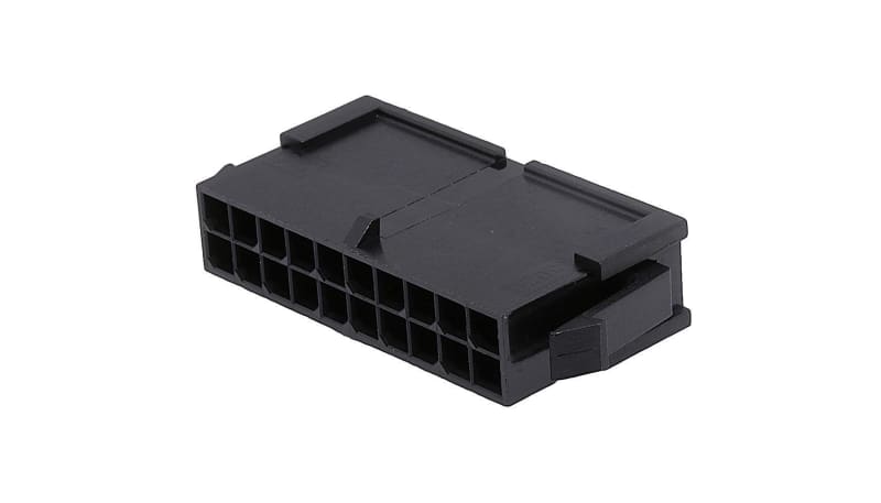 Molex Incorporated 43020-2000 Plug Housing, Dual Row, with Panel Mount ...