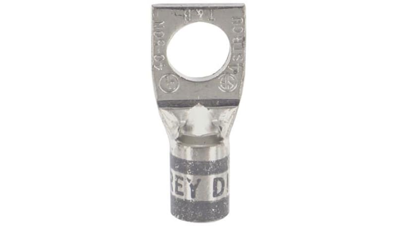 qanuta品 Color-Keyed by ABB 54140 One-Hole Lug, #4 AWG, 3/8