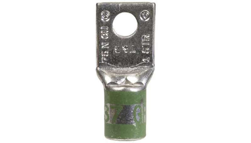 Color-Keyed by ABB 54108 Copper One-Hole Lug 1AWG 1/4