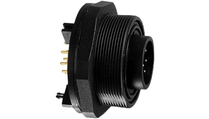 Bulgin PX0707/S/25 PCB Mount Connector, Sealed, 25-Pole, IP69K ...