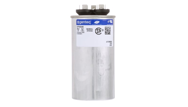 CAPCOM, formerly Genteq 97F9834 Capacitor, Polypro Metallized, 35 uF, 5 ...