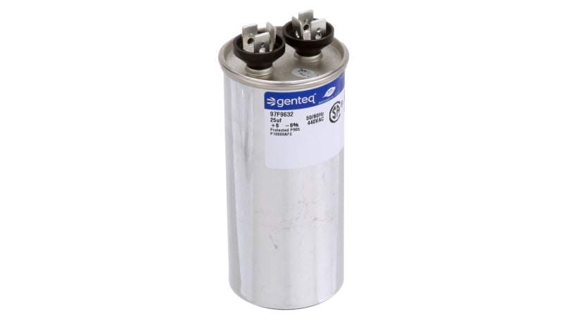 CAPCOM, formerly Genteq 97F9632 Capacitor, Polypro Metallized, 25