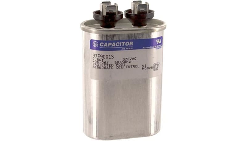 CAPCOM, formerly Genteq 97F9001 Motor Run Capacitor, Oval, 7.5uF
