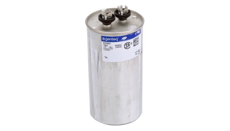 CAPCOM, formerly Genteq 97F8053 Capacitor, Polypro Metallized, Cap 120 ...