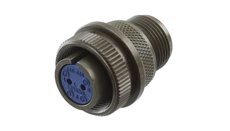 Amphenol Industrial 97-3106A-18-8P(621) Straight Plug,Metal, sz 18,1#12 ...