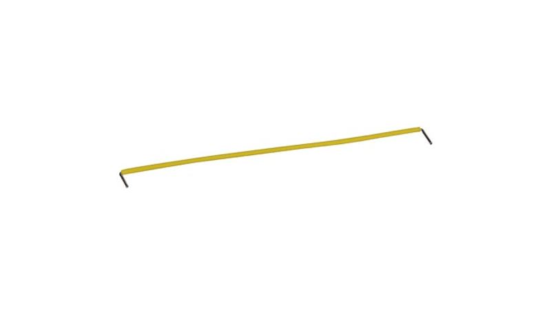 3M 923345-40-C Wire, Jumper, 22 AWG, 4 in., Tinned Copper, PVC, 90 , 1/ ...