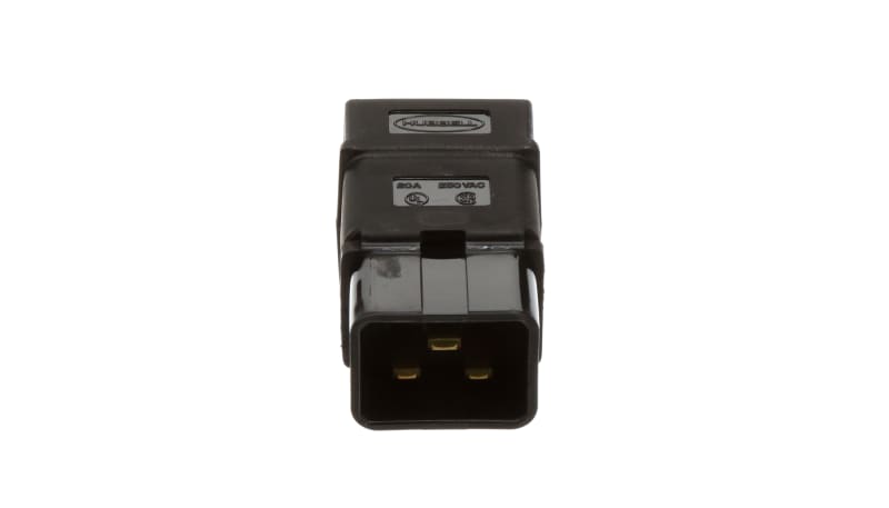 Hubbell Wiring Device-Kellems H320P IEC Straight Plug, 16 A/250 V