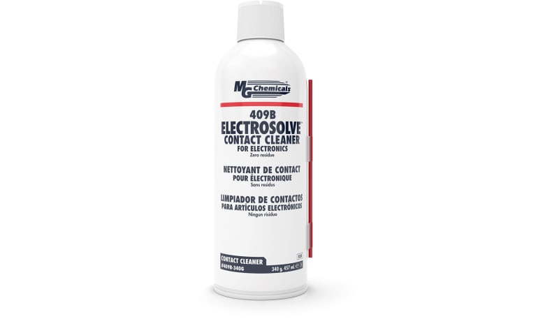MG Chemicals 409B-340G Contact Cleaner, Electrosolve, plastic safe