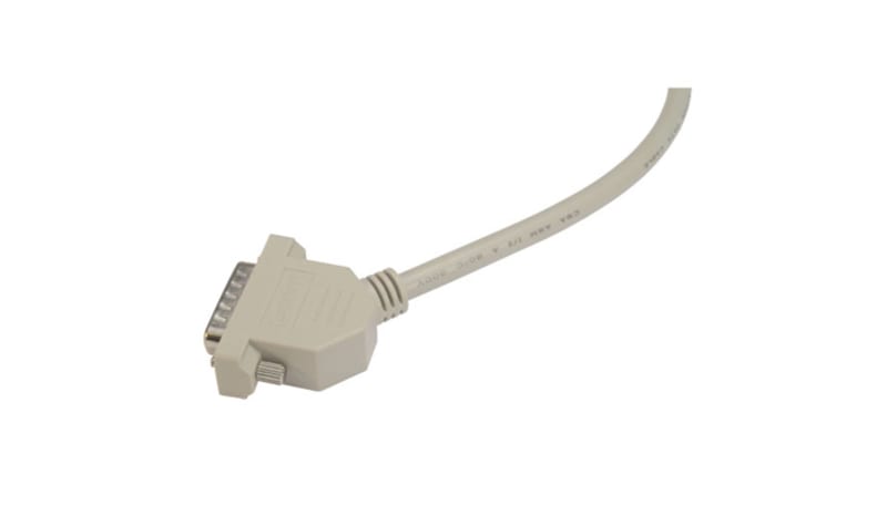 L-com CSMN15MF-15 Deluxe Molded D-Sub Cable, DB15 Male/Female, 15 ft ...