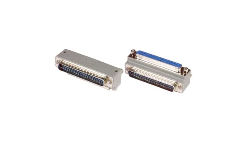 L-com DG9037MF1 Adapters, Low Profile, Right Angle, DB37 Male to Female ...