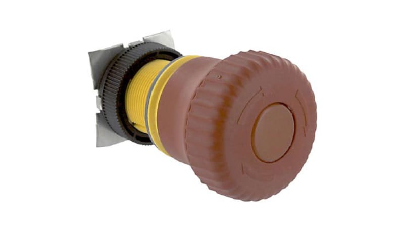 Estop Rotating Rafi RAFI 1.30.243.001/0300 E-Stop Actuator, RAFIX 22 QR ,Latching, Reset By ...
