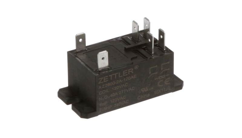 American Zettler, Inc. AZ2800-2A-120AE Relay Power Miniature, 40A, DPST ...