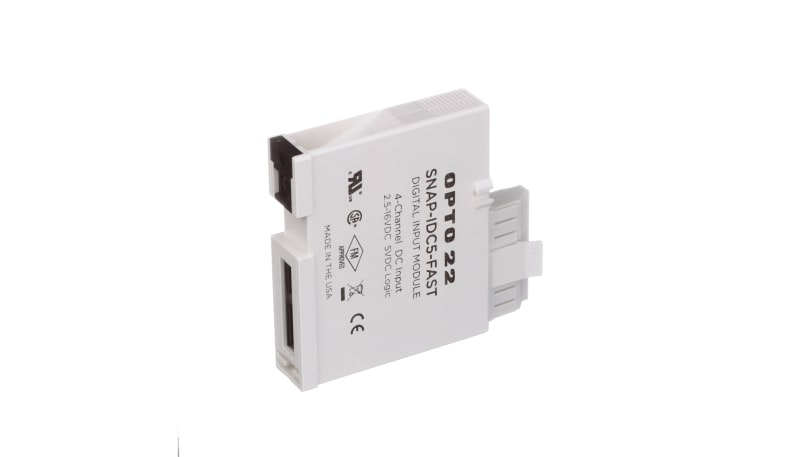 Opto 22 SNAP-IDC5FAST Input Module, 4-Channel, Digital (Discrete), 2.5 ...