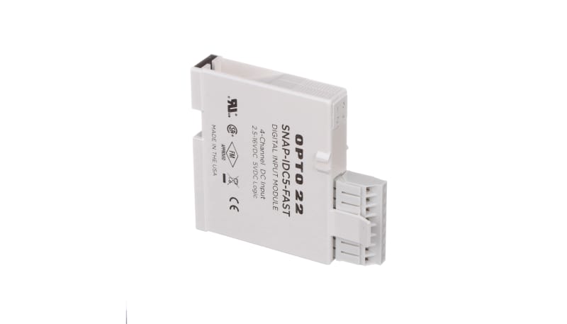 Opto 22 SNAP-IDC5FAST Input Module, 4-Channel, Digital (Discrete), 2.5 ...
