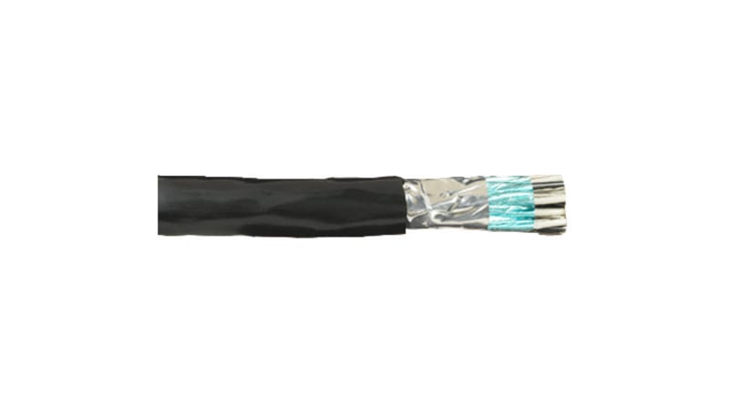 Alpha Wire 6393 SL001 Multiconductor Cable, 5Pr, 28 AWG, 7x36, Foil ...