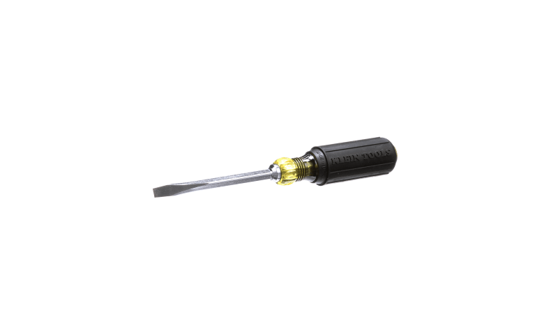 Klein Tools 600-4 Keystone Screwdriver, 1/4 in, Square, Steel, Cushion ...