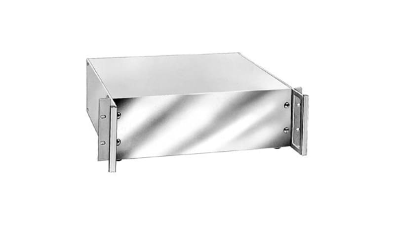Bud Industries NHC-14153 Enclosure, Chassis, Rackmount, Aluminum, White ...