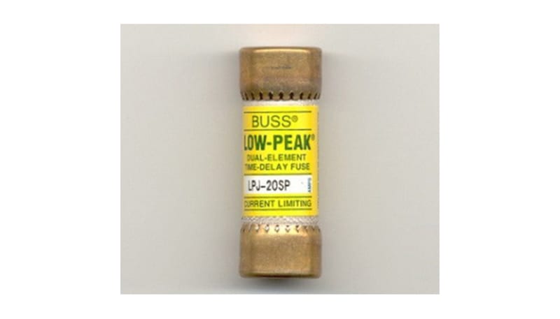 Bussmann by Eaton LPJ-20SP Fuse, Cylinder, Time Lag, 20A, Class J, 0 ...