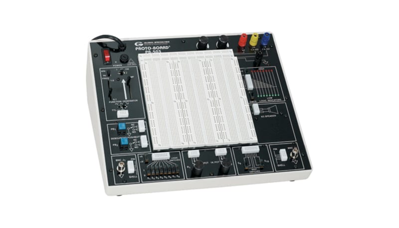 Global Specialties PB-503 Protoboard, Solderless, Board 6.5