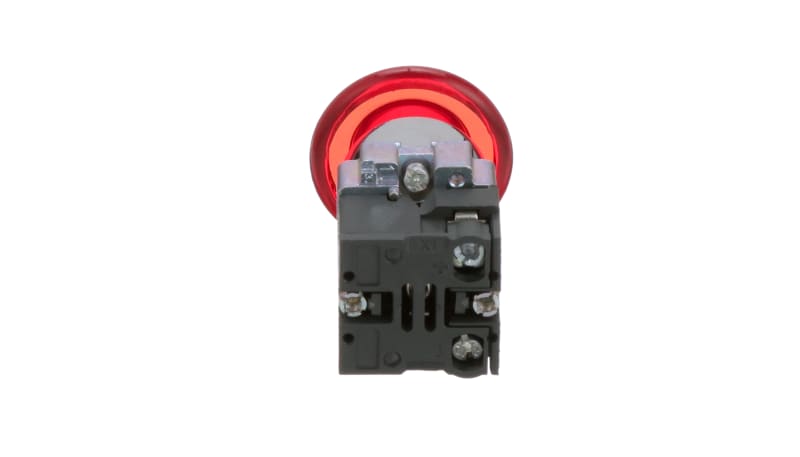 Altech Corp 2ALMPP4LB-024 Pushbutton Operator, Illumd Red Mushroom 40mm ...