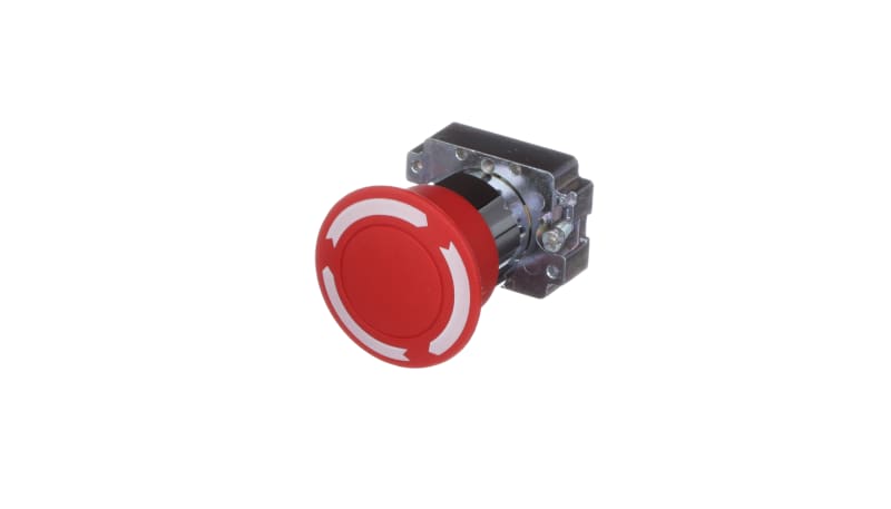 Altech Corp 2AML4 Pushbutton Operator, Non-Illumd., Mushroom Red 40mm ...