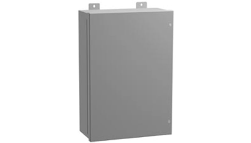 銀製 28g Hammond Manufacturing 1418JE7 Enclosure,Flanged,Panel Mount,Steel
