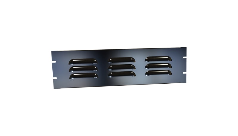Hammond Manufacturing PVLL19005BK2 RACK - LOUVRED VENTED PANEL