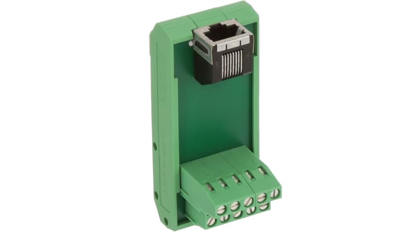 Phoenix Contact 5543630 Interface Module Feed Thru DinRail RJInt