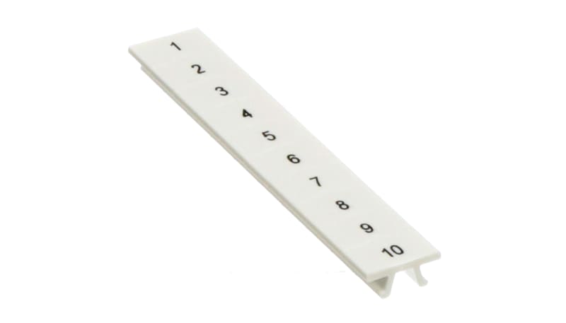 パーツ ako-0319 Phoenix Contact 1051029:0001 Terminal Block Marker Strip, White