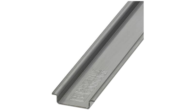 Phoenix Contact 0801377 DIN Rail, Stainless Steel, Unperforated