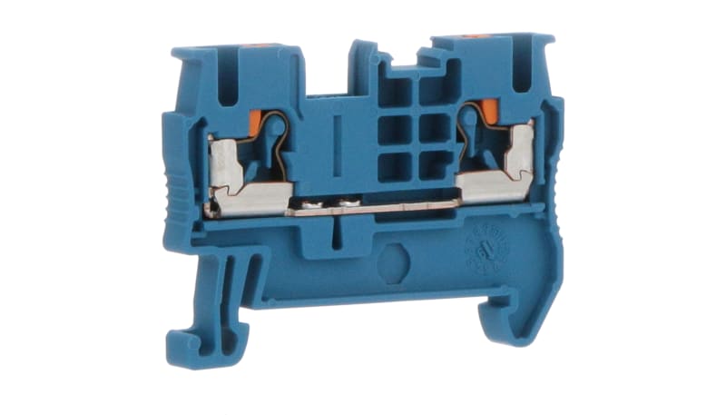 Phoenix Contact 3209523 Push-In Terminal Block Blue AWG 26 - 12