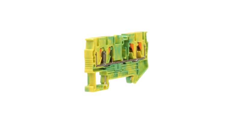 Phoenix Contact 3211809 Conn Term Blk DIN Rail Ground Push-In Conn 24 ...