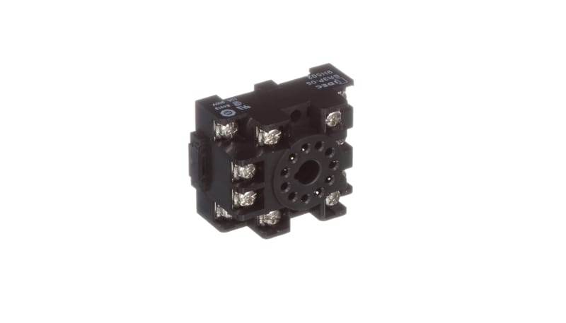 IDEC Corporation SR3P-05 Relay Socket,11 Pin,3 Pole,300 V,10 A,M3
