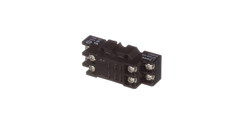 IDEC Corporation SH2B-05 Relay Socket, 8 Pin, 2 Pole, 10 A, 300 V, DIN ...