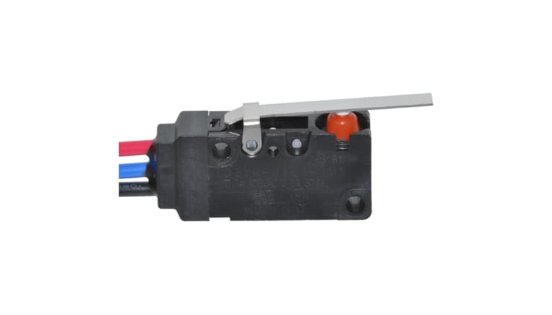 Omron Electronic Components D2VW-01L1-1MSCHN Switch, Hinge Lever, 0.1 A ...