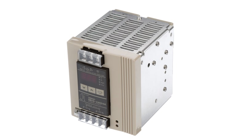 Omron Automation S8VS-24024A AC-DC Power Supply, 24V, 10A, 85-264V