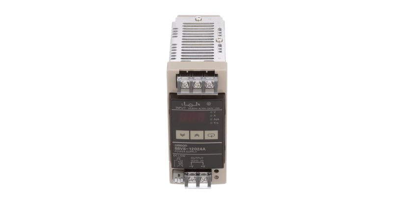 Omron Automation S8VS-12024A Power Supply, Switch Mode, 120W, 24V