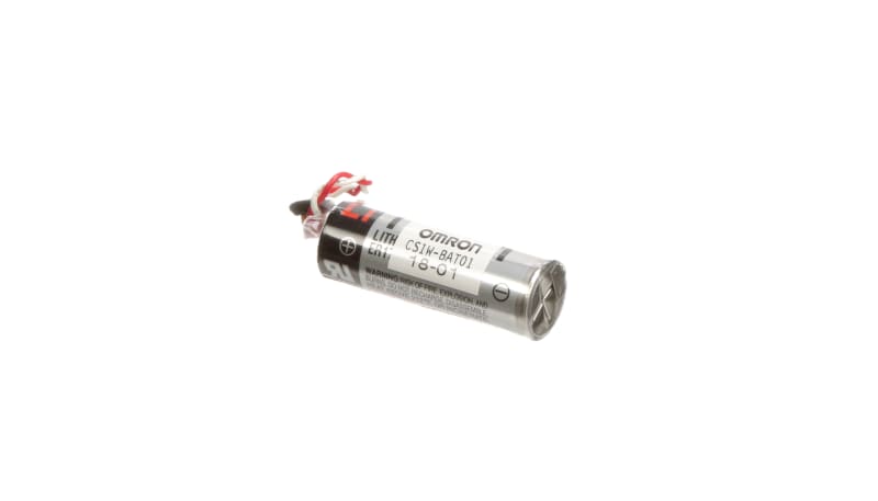 オムロンPLC CS1W-BAT01 CS1W バッテリ Omron Automation CS1W-BAT01 CPU Battery, Accessory, Rectangular, 5