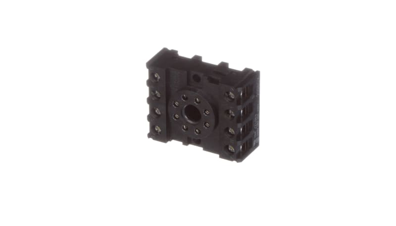 Omron Automation PF083A-E Relay Socket, 8 Pin Octal, 2 Pole, SURFACE ...