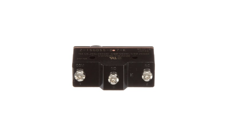 Omron Automation Z-15GD55-B7-K IP62 Snap Action Limit Switch