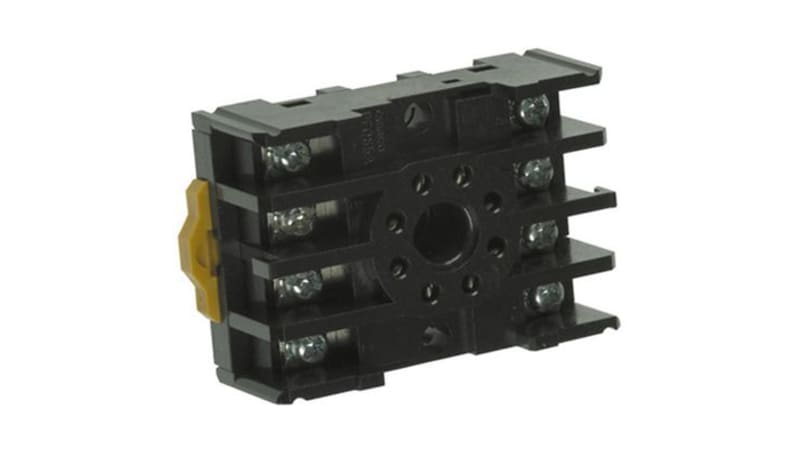 Omron Automation PF085A Relay Socket, 8 Pin, Bottom Surface or Track ...