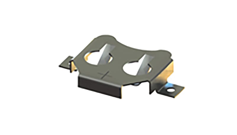 Keystone Electronics 3008 Battery Holder: SMT, 1 Coin Cell, 24mm ...
