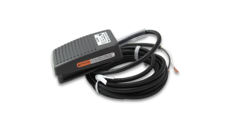 Linemaster 971-SWNO210 Foot Switch, SPST-NO, Plastic, Single Stage
